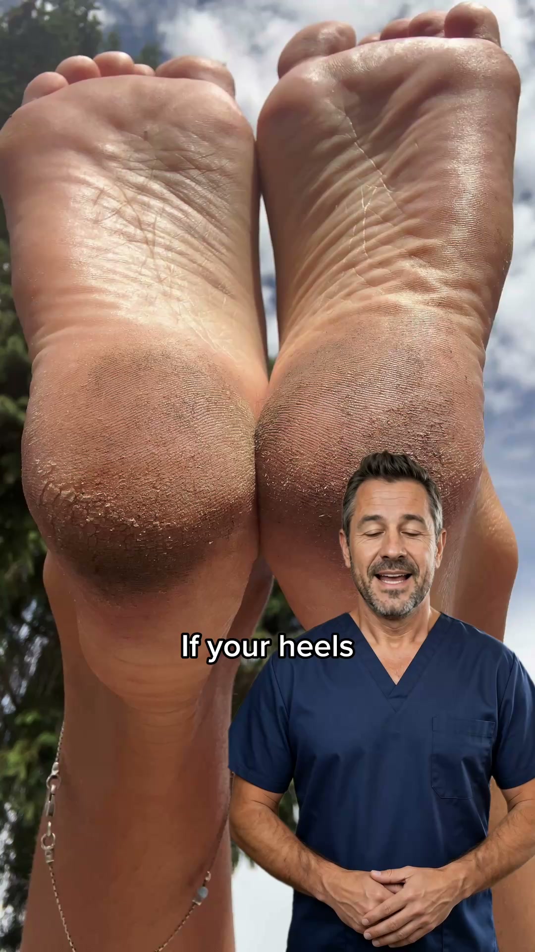 Nuvé Facebook ad: Baby soft feet in 5 minutes flat