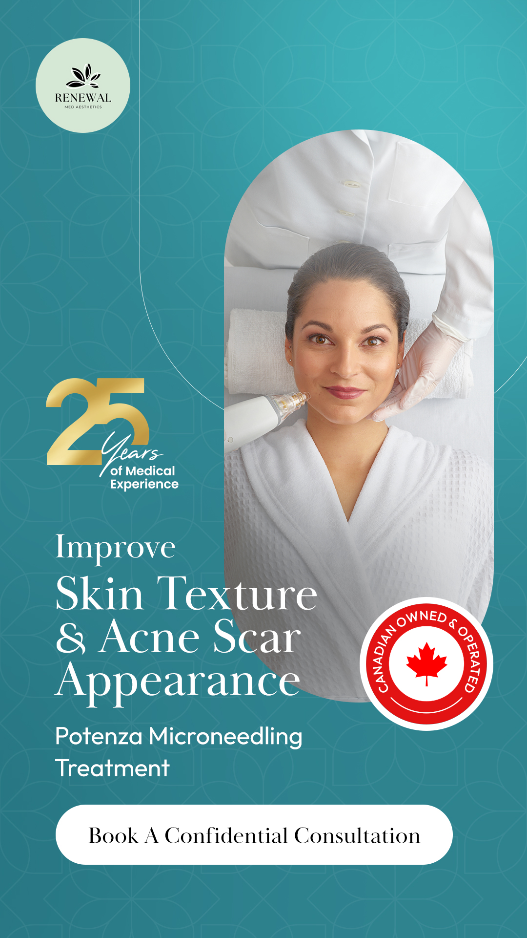 Renewal Med Aesthetics Facebook ad from Mar 26, 2026