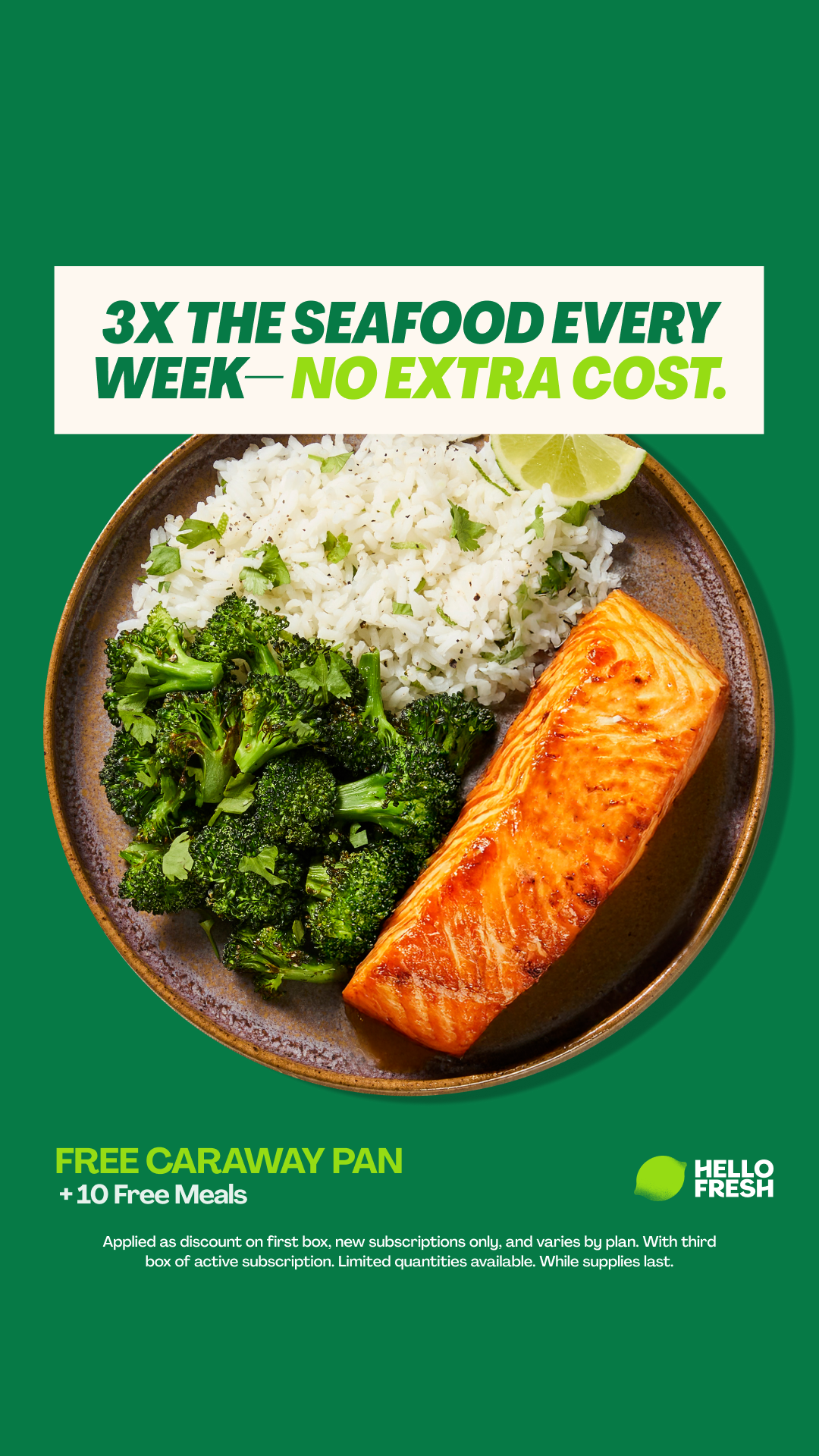 HelloFresh Facebook ad