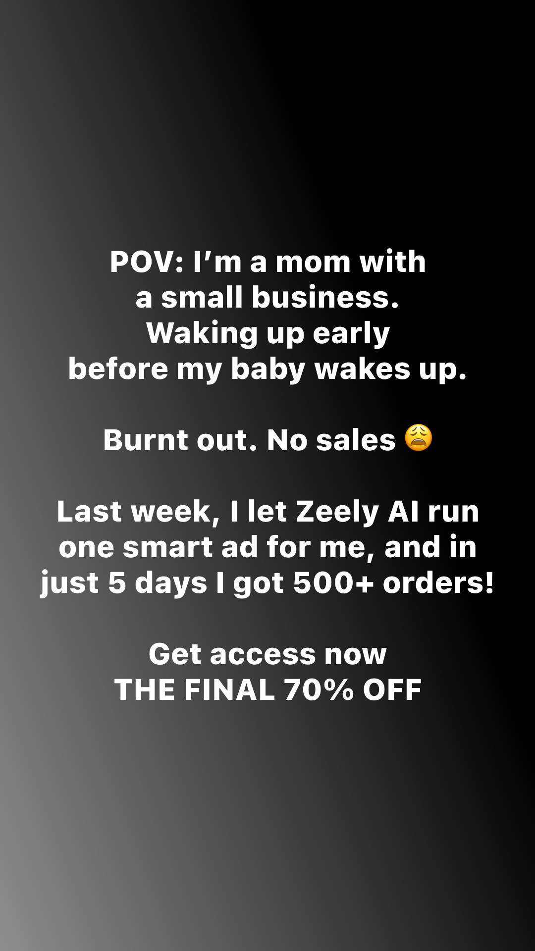 Zeely Facebook ad