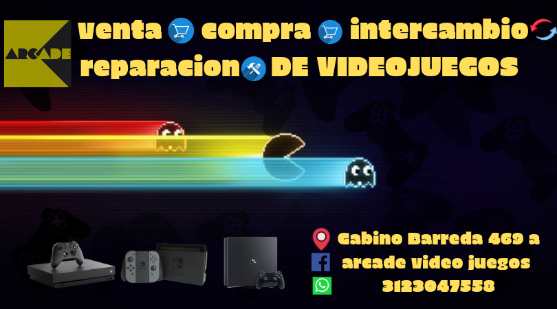 Arcade vídeo juegos Facebook ad: Tienda de vídeojuegos reparación venta e intercambio…