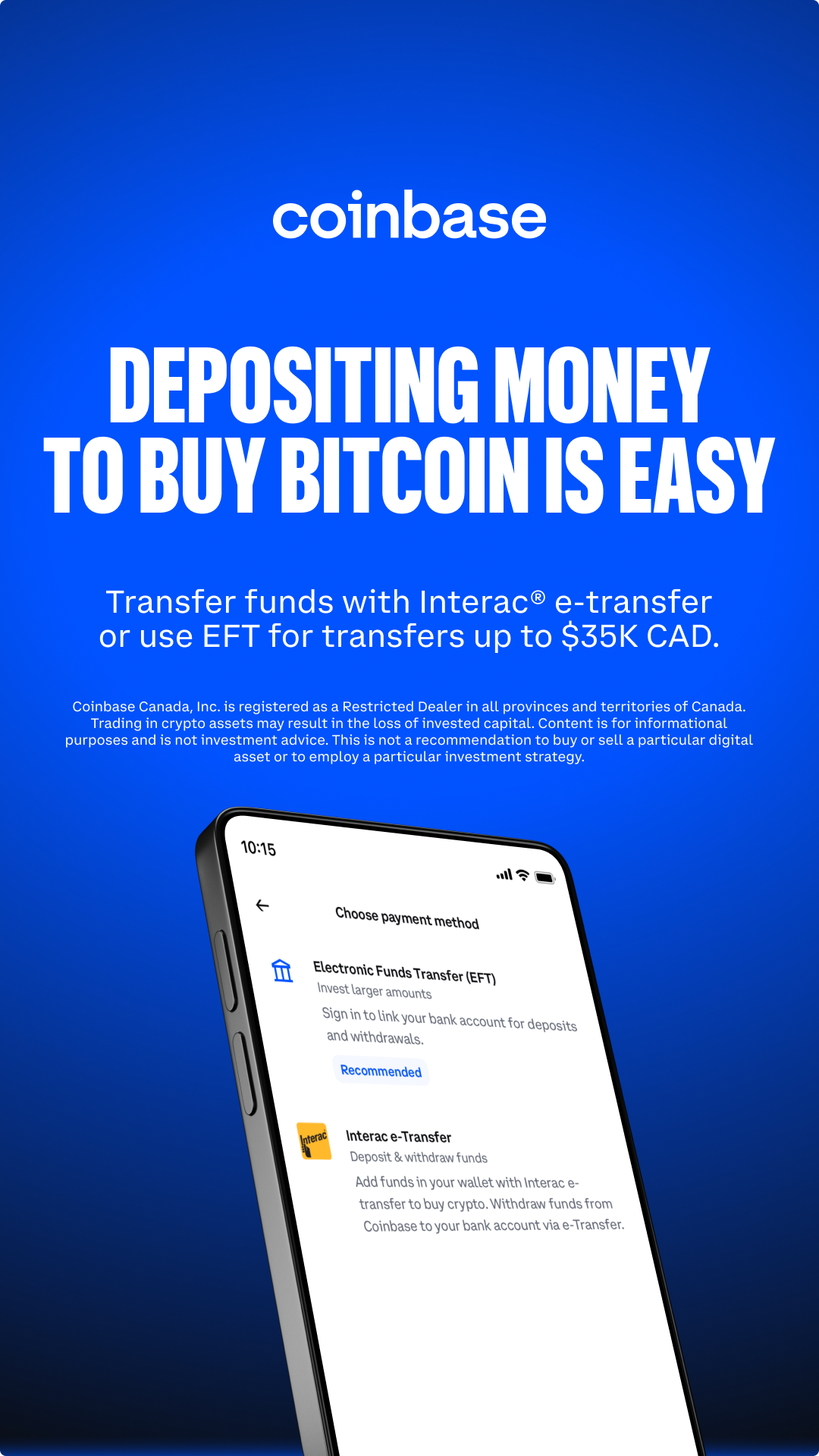 Coinbase Facebook ad