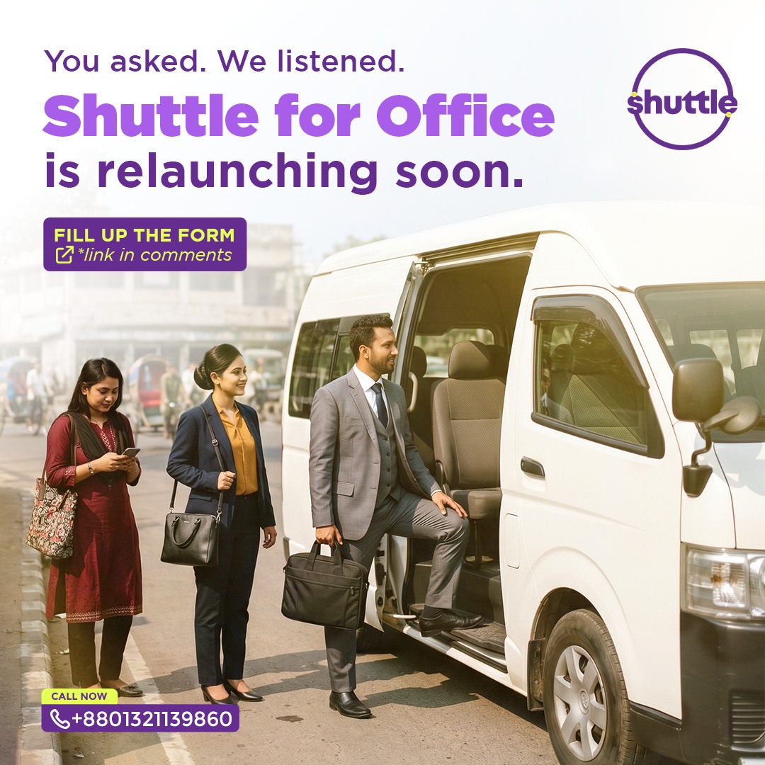 Shuttle Facebook ad: Shuttle for Office is coming back.