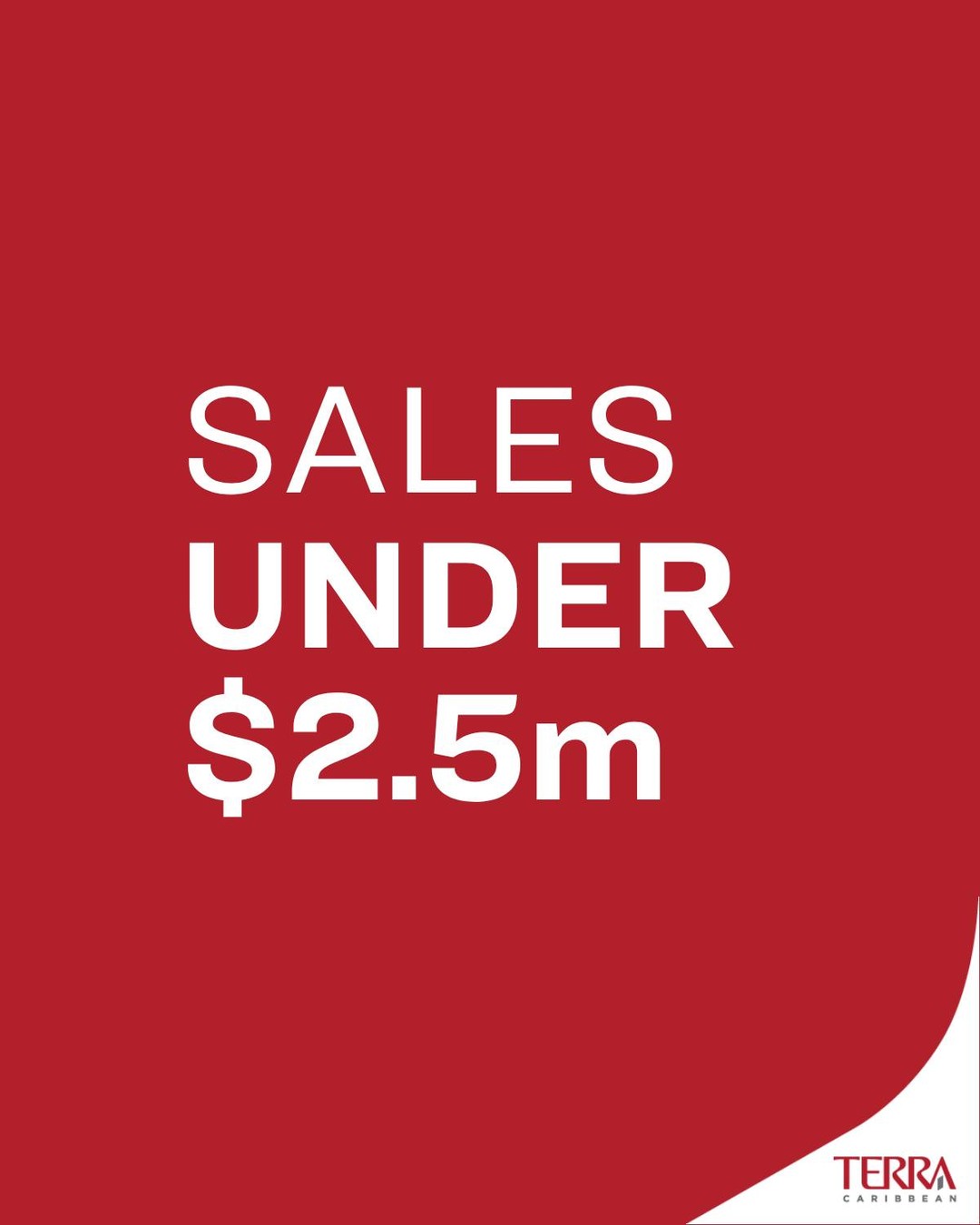 Terra Caribbean - Trinidad & Tobago Facebook ad: Find homes under $2.5M and take the first…