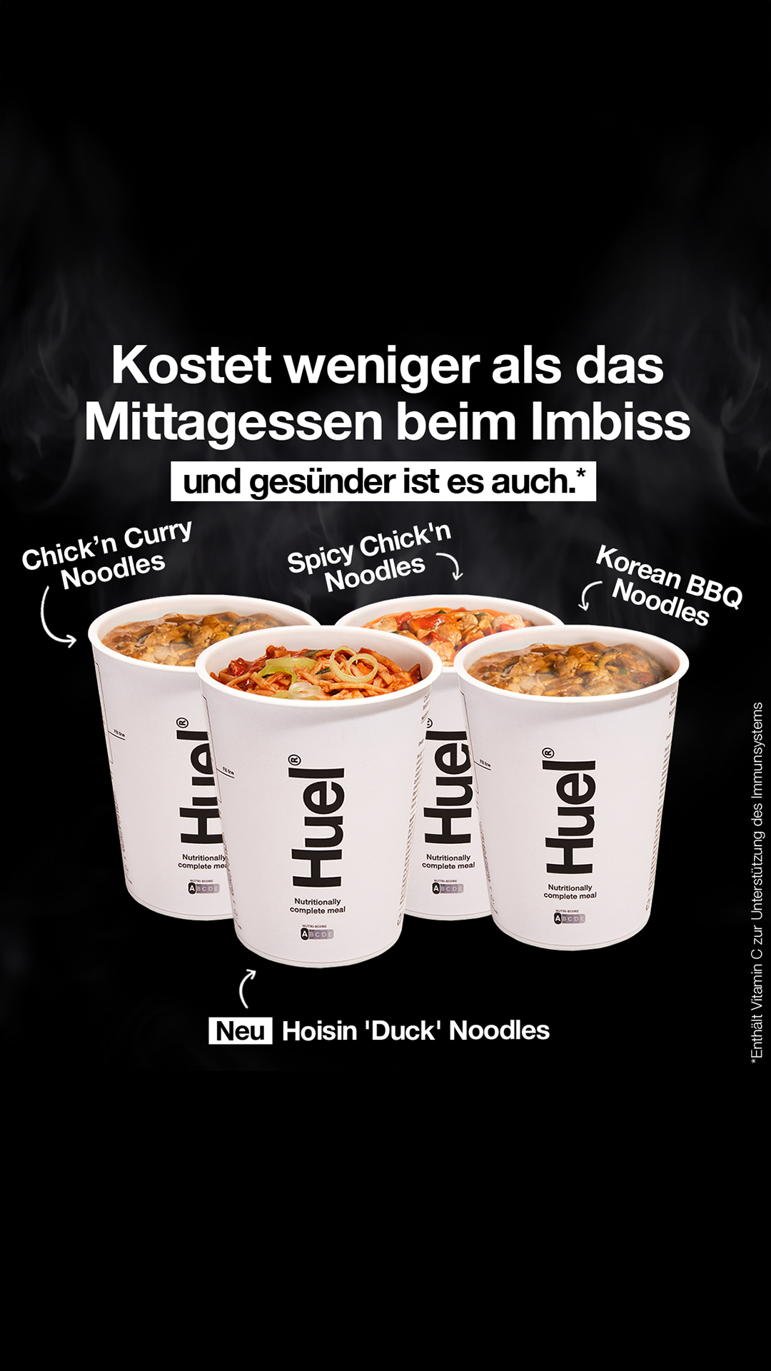 Huel Facebook ad