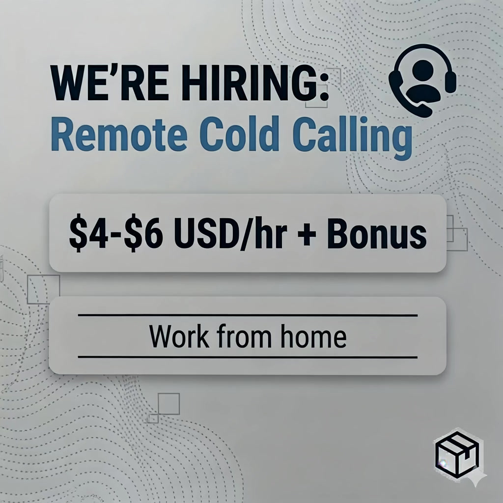 No Accent Callers Egypt Facebook ad: Hiring: Remote Cold Caller