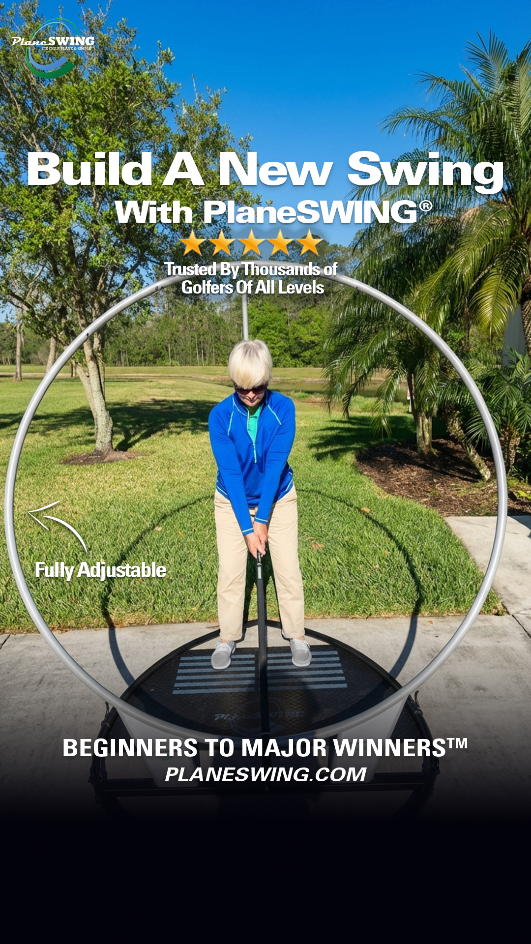 Plane Swing Golf Swing Trainer Facebook ad