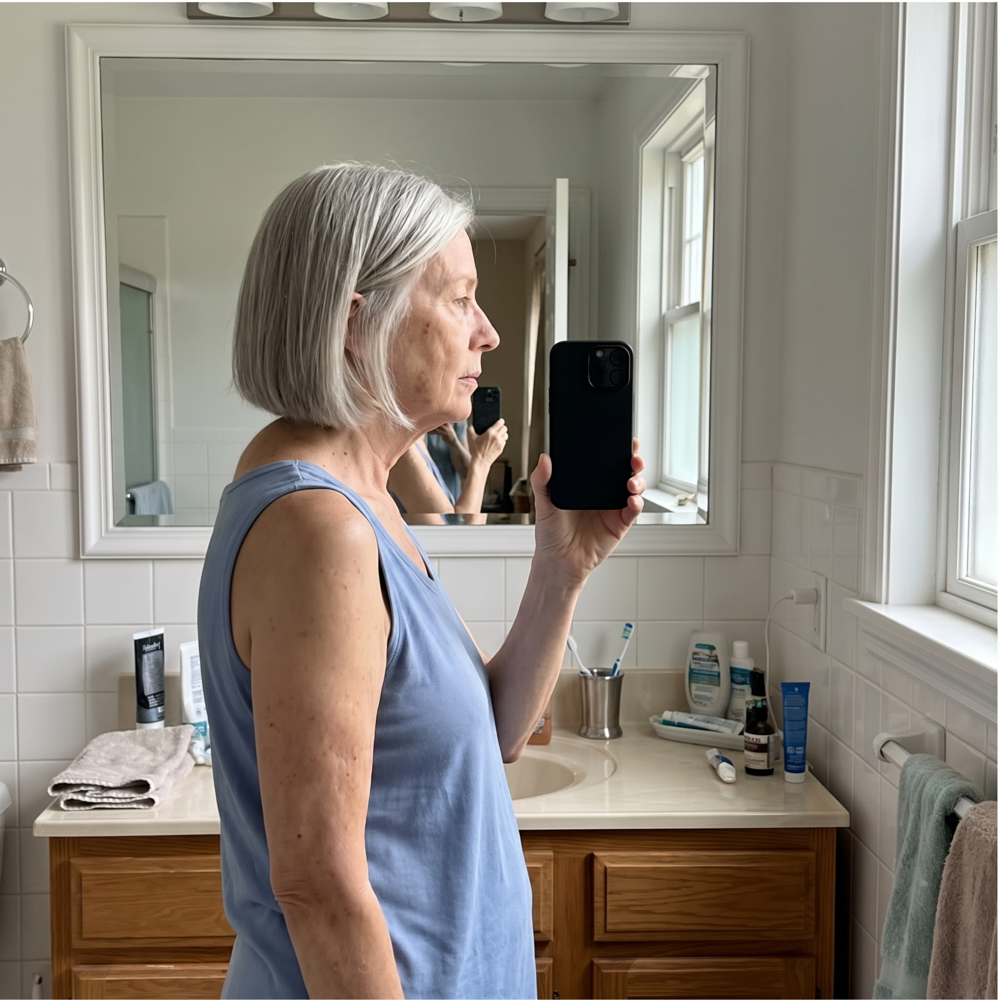 Claire Rousseau, Kinésithérapeute Facebook ad: 3 façons de réduire la bosse cervicale à domicile