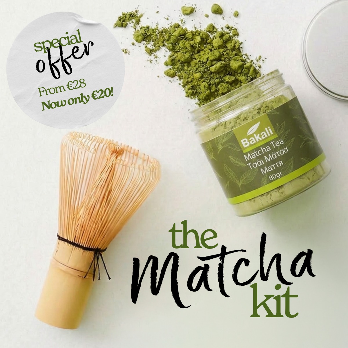 Bakali Facebook ad: Matcha Kit Special Offer!