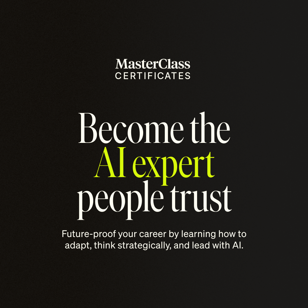 MasterClass Facebook ad