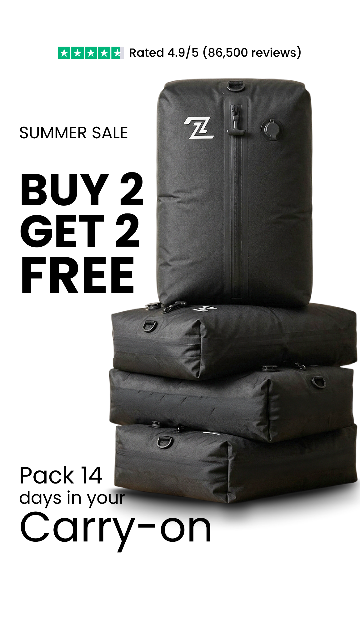 2packbag Facebook ad