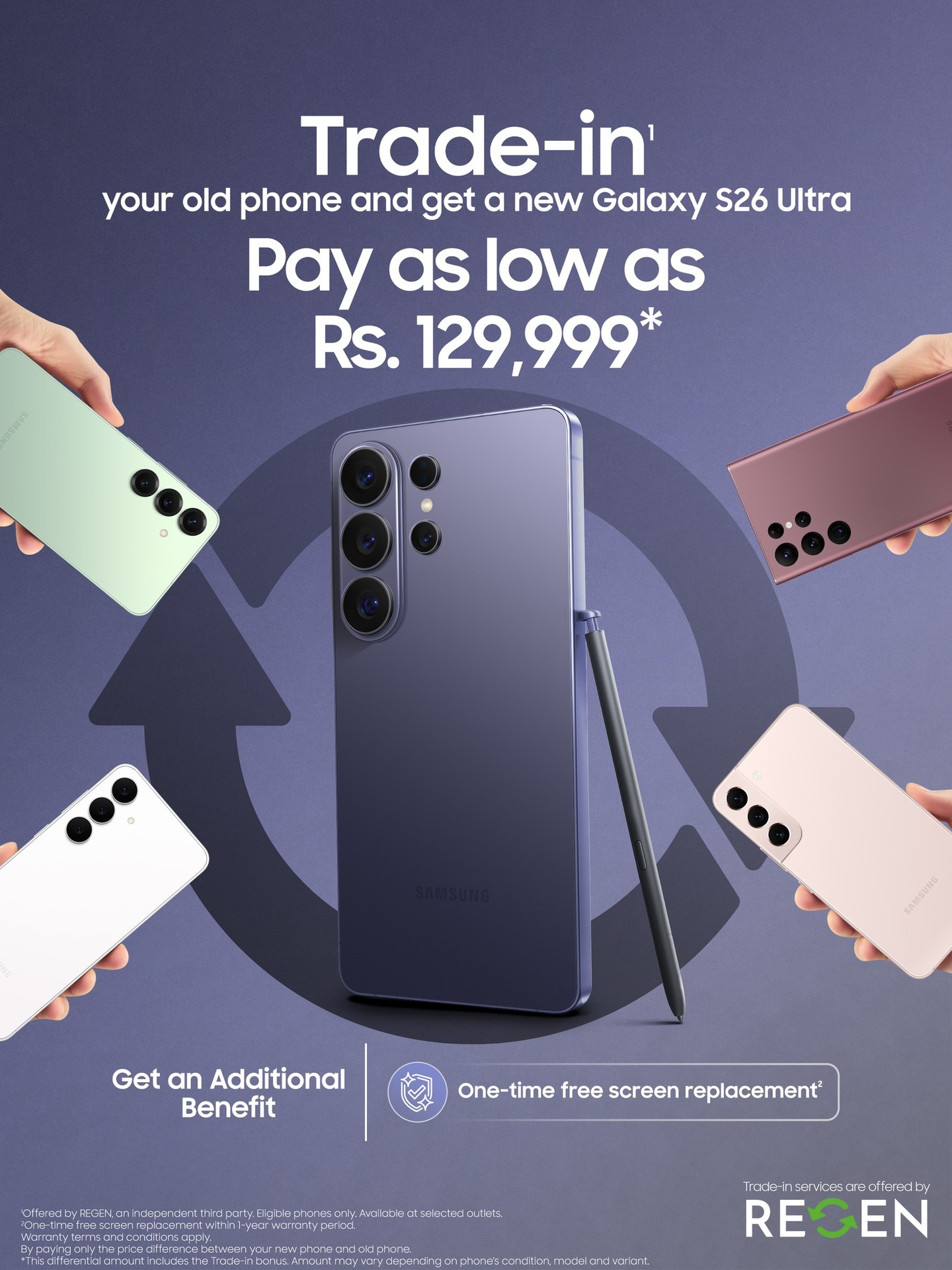 Samsung Facebook ad