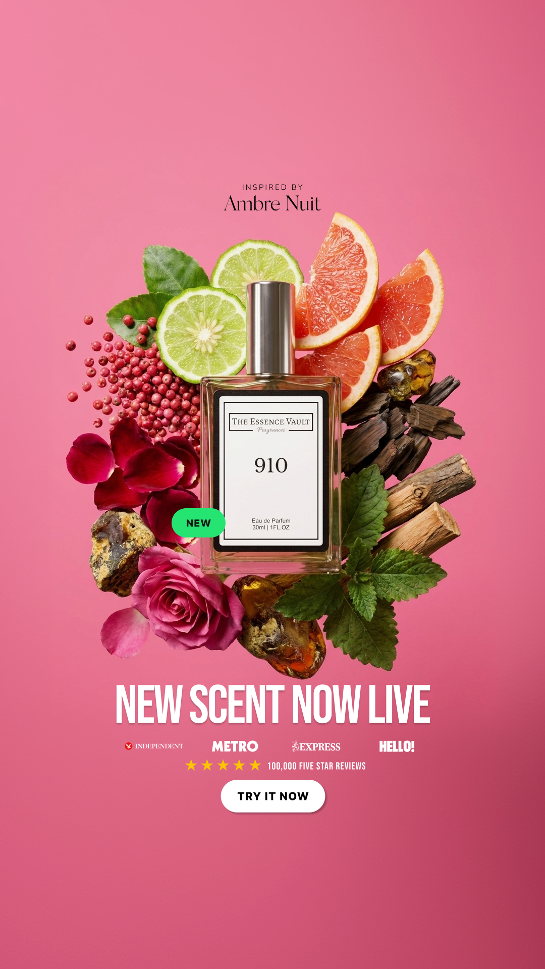 The Essence Vault Facebook ad