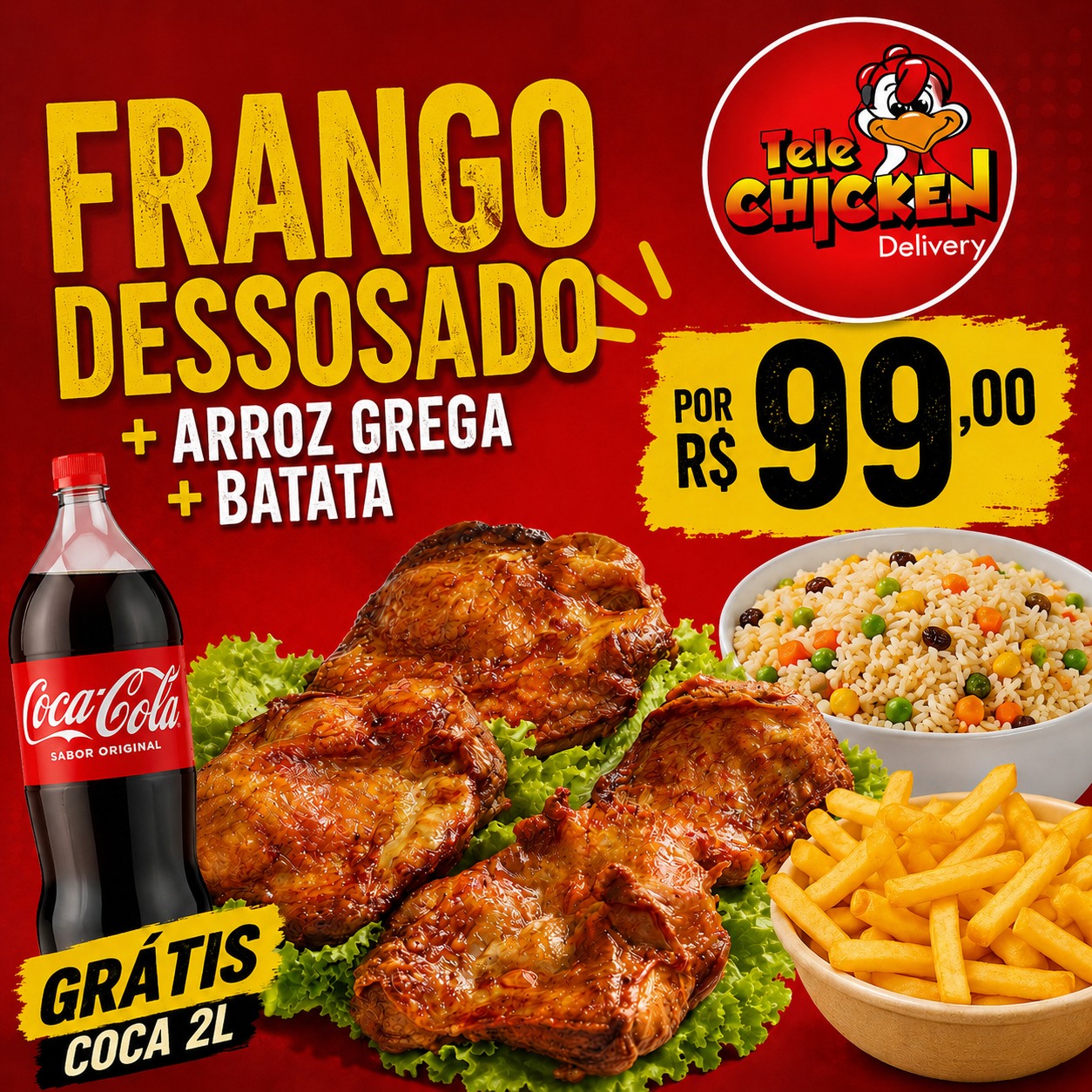 Tele Chicken Delivery Facebook ad from May 25, 2026