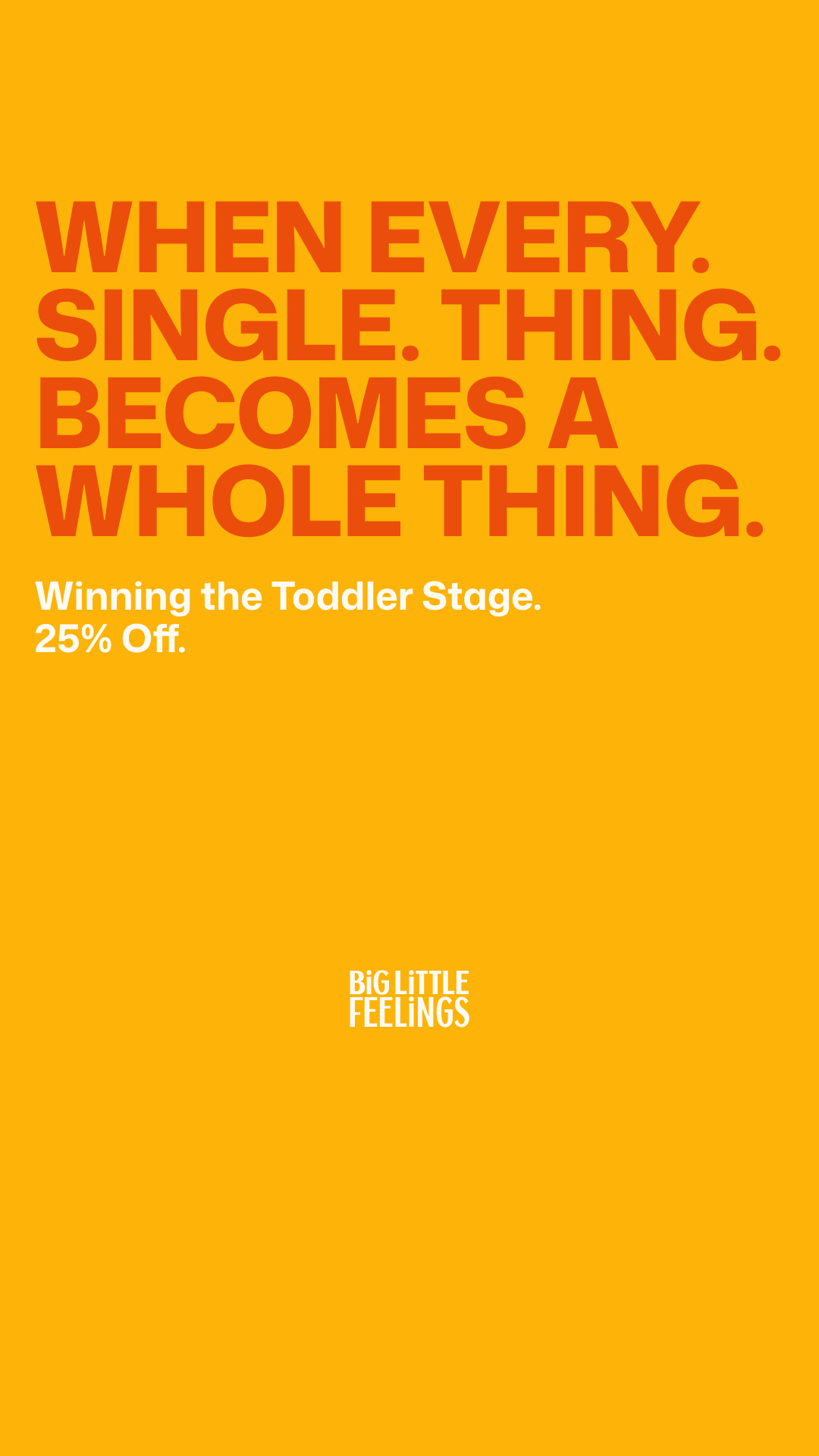 Big Little Feelings Facebook ad