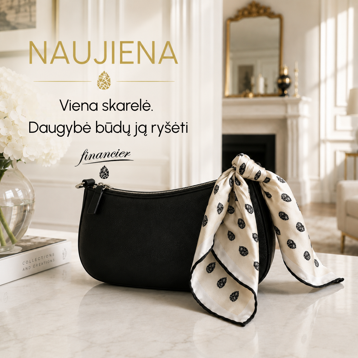 Financier perfume Facebook ad