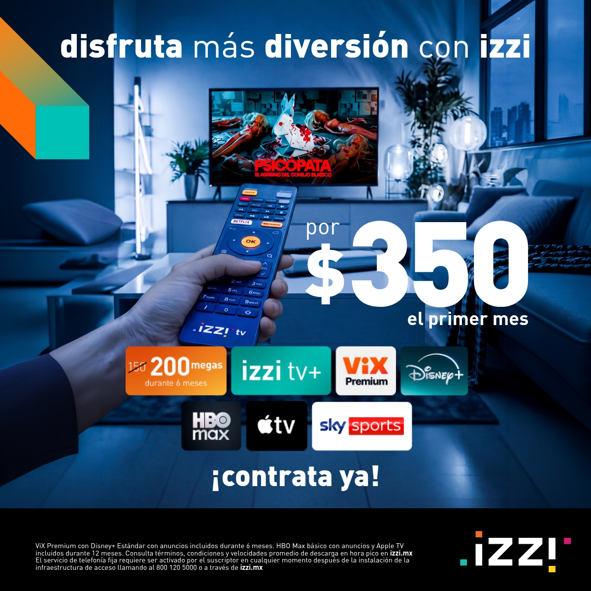 izzi telecom Facebook ad