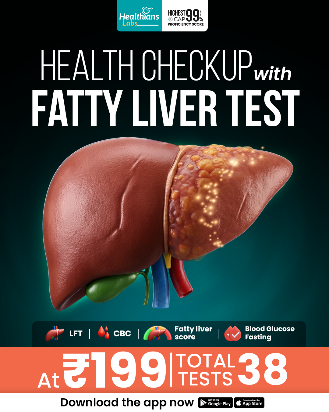 Healthians Facebook ad