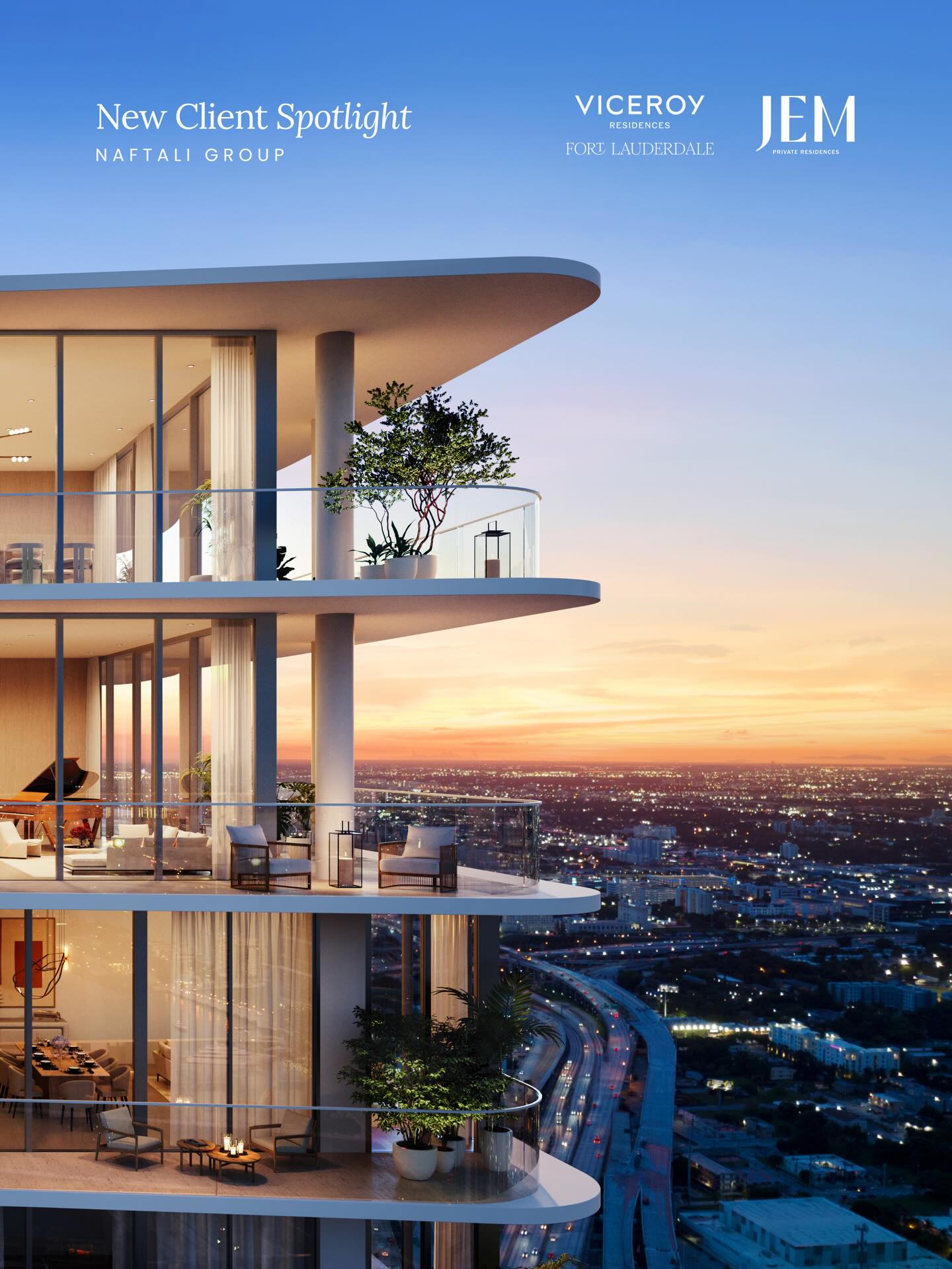 Mochee Facebook ad: From a 67-story tower rising at Miami Worldcenter…