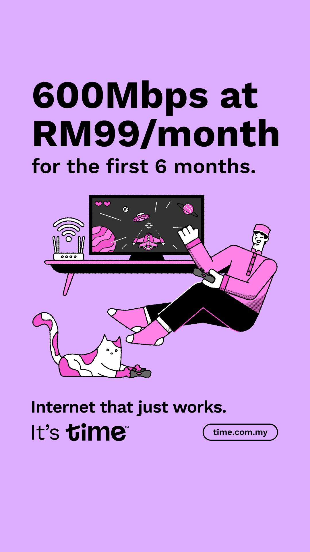 Time Internet Facebook ad