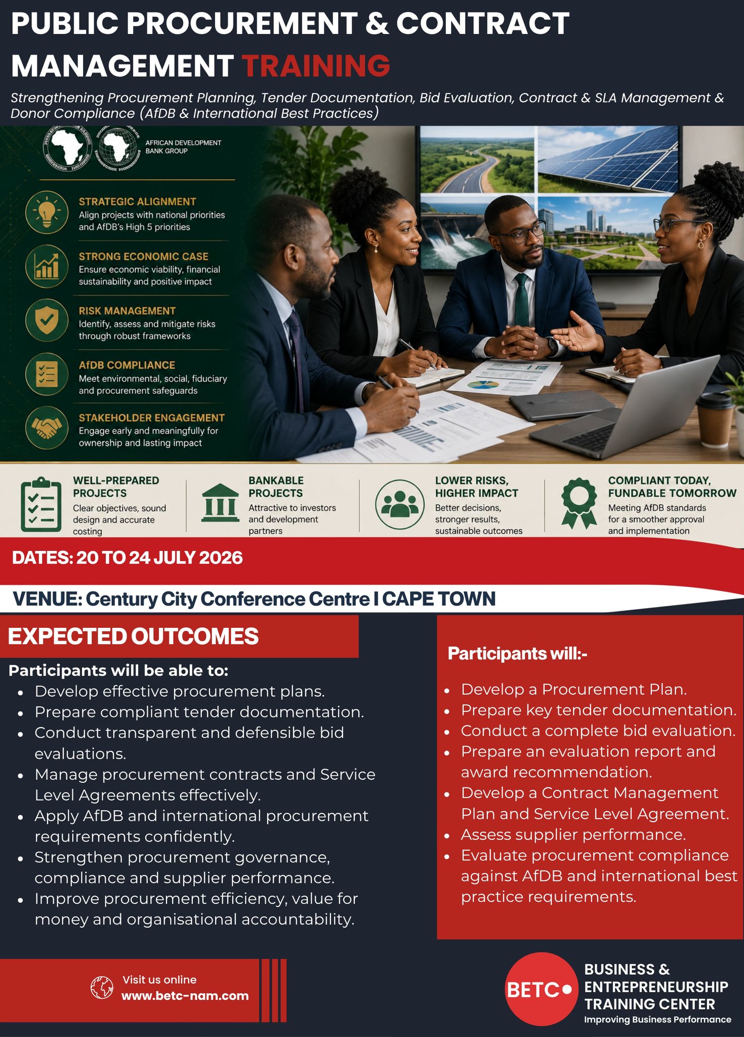 Business and Entrepreneurship Training Centre -BETC Facebook ad from Jul 13, 2026