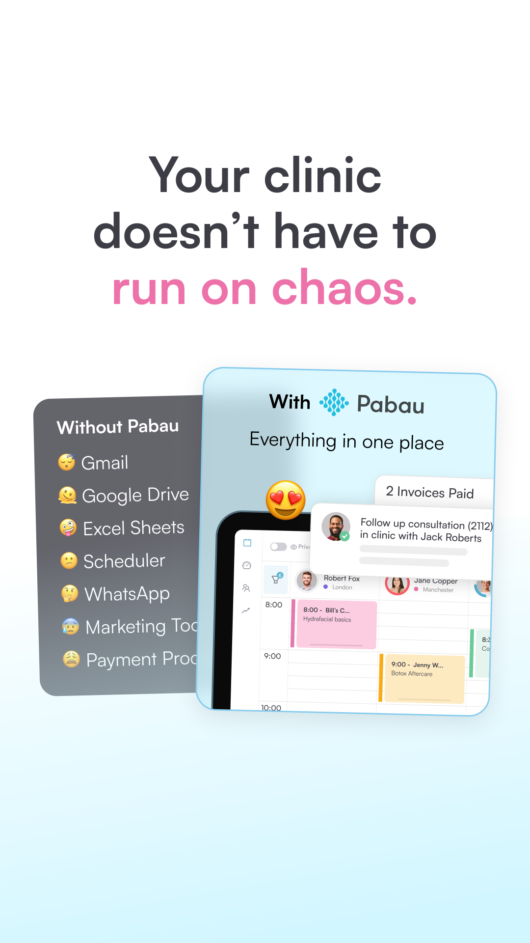 Pabau Clinic Software Facebook ad