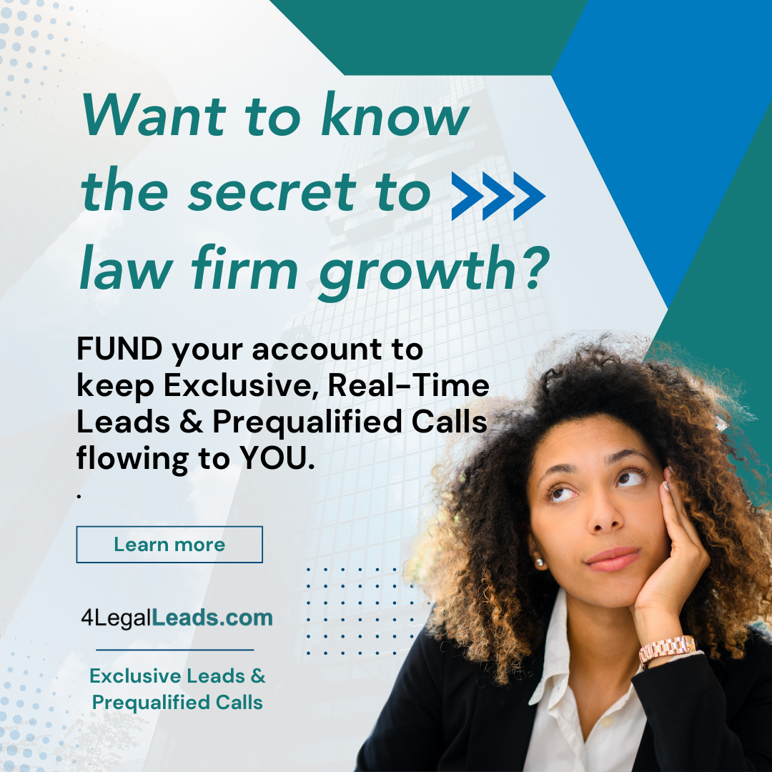 4LegalLeads.com: Leads for Law Firms & Selling Legal Plans Facebook ad