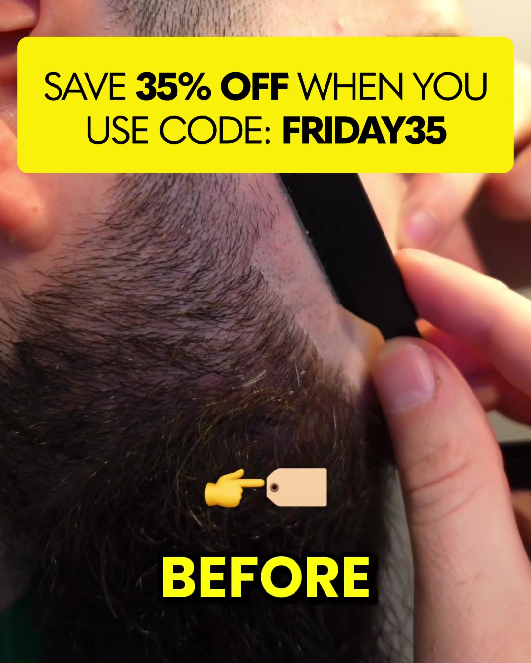 Beard Club Facebook ad: BLACK FRIDAY SALE!