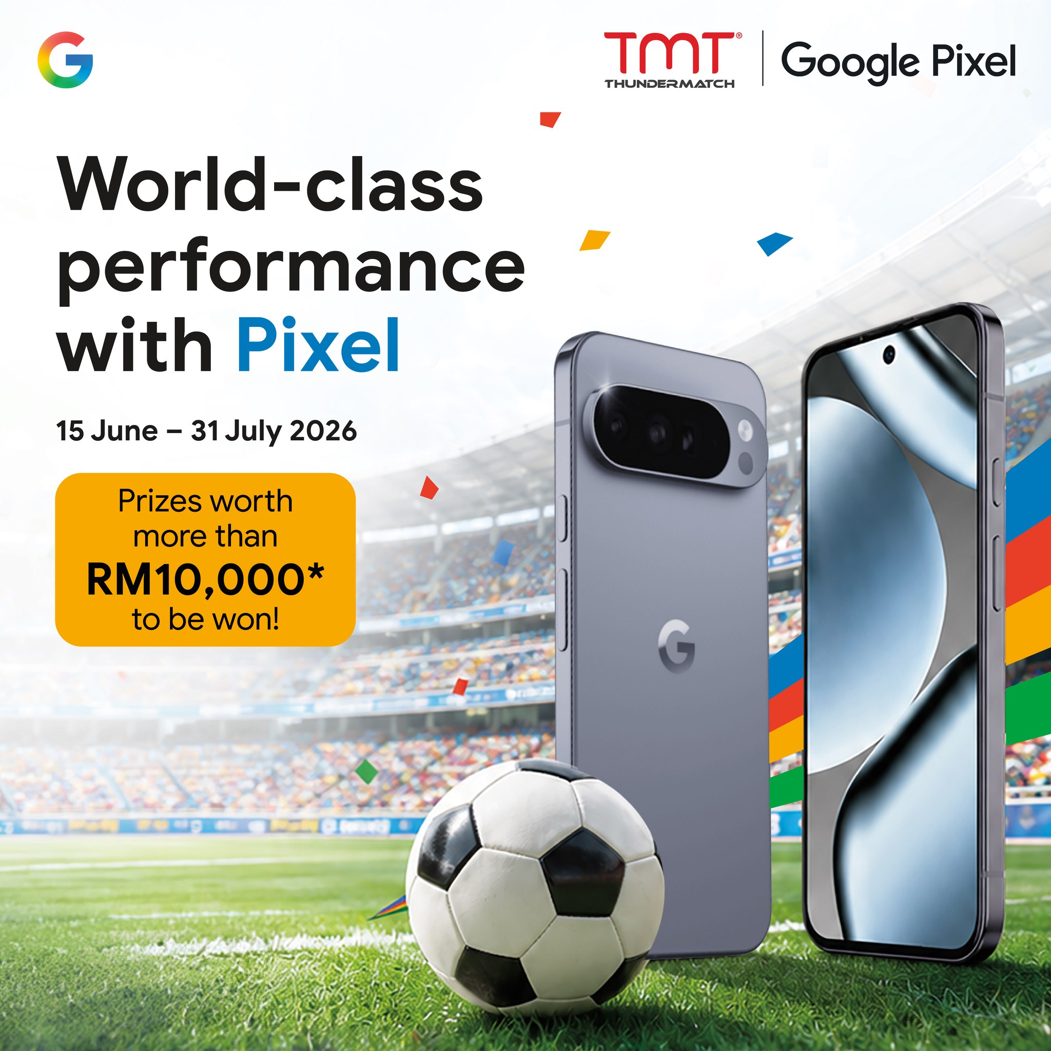 TMT Facebook ad: World-class performance with Pixel.
