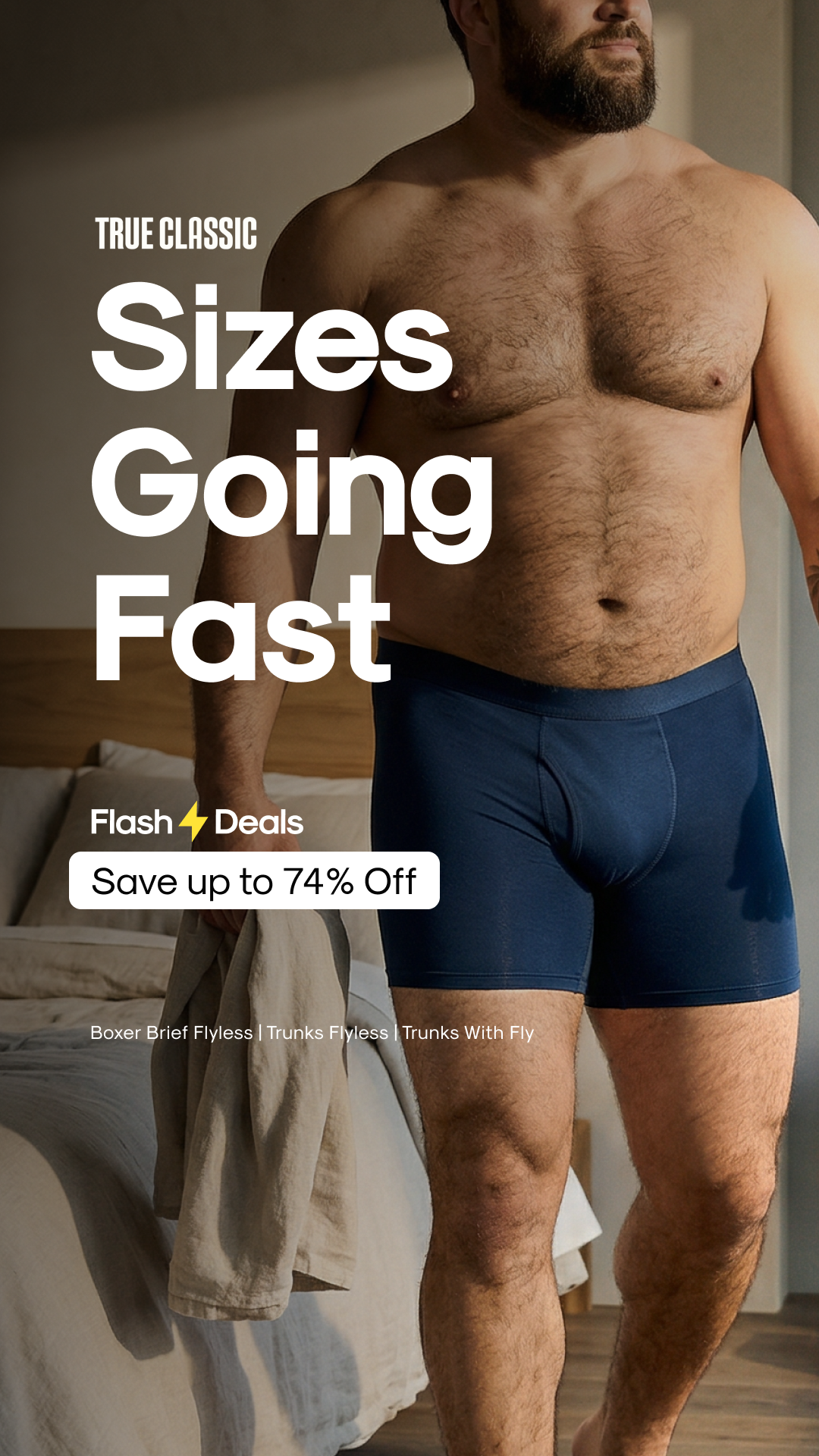 True Classic Facebook ad