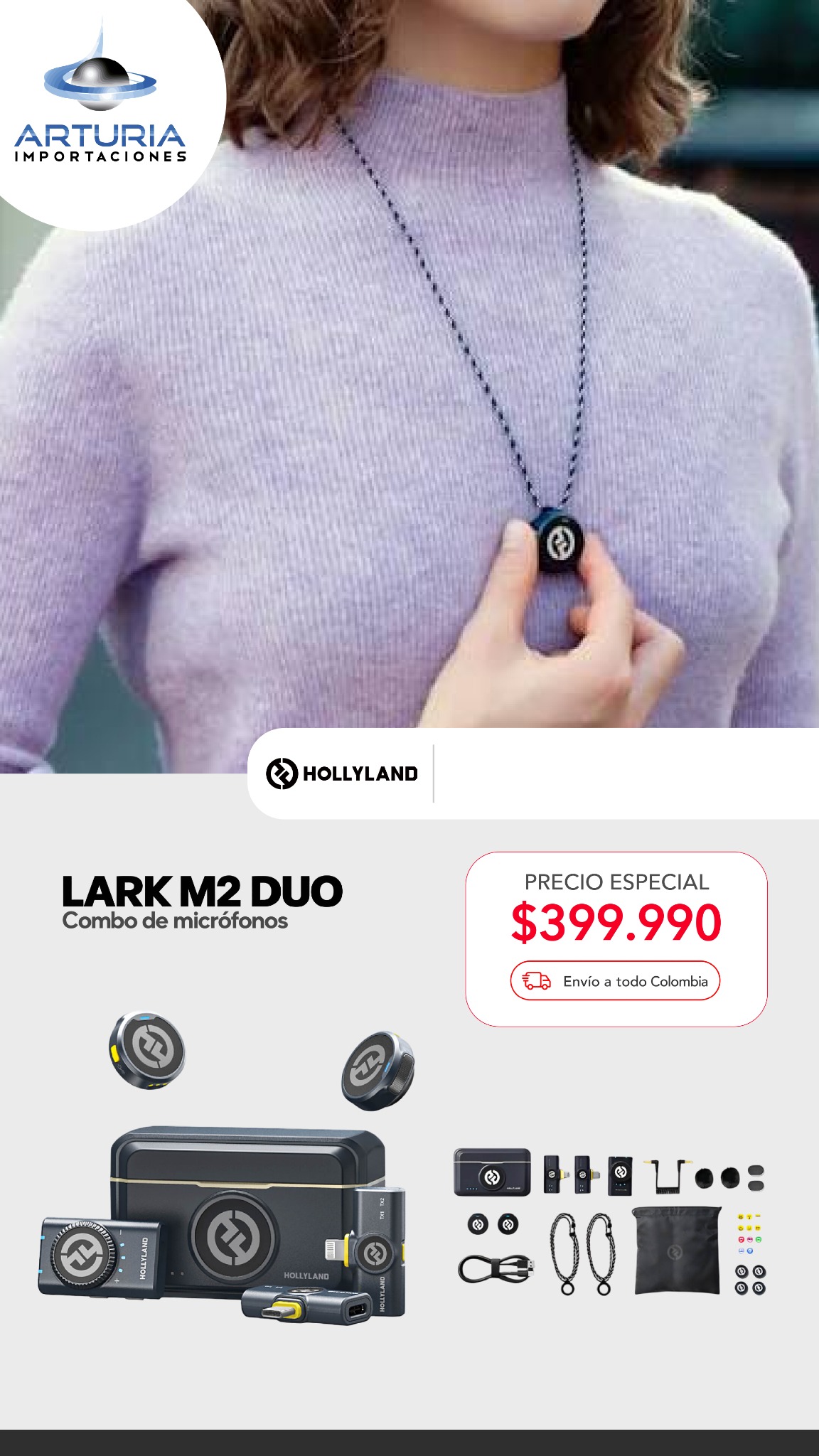 Importaciones Arturia Colombia Facebook ad: Chatea con nosotros