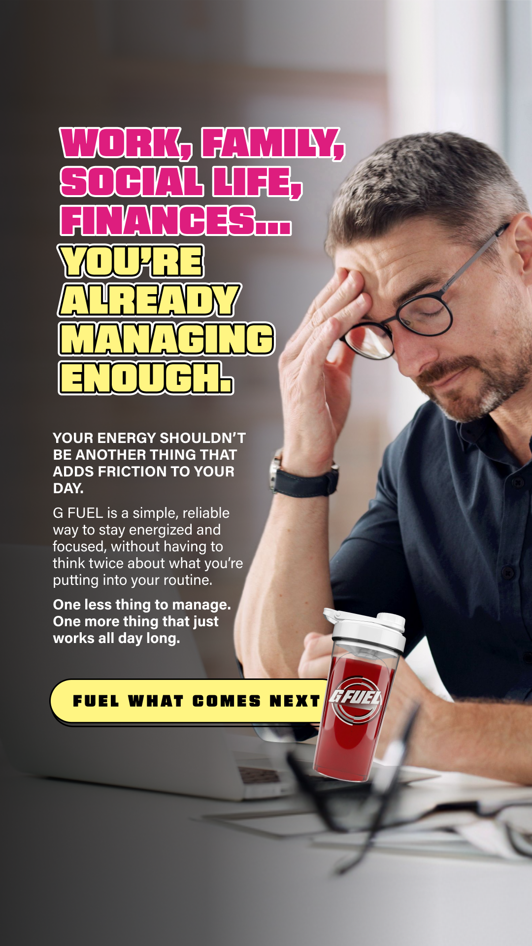 G FUEL Facebook ad
