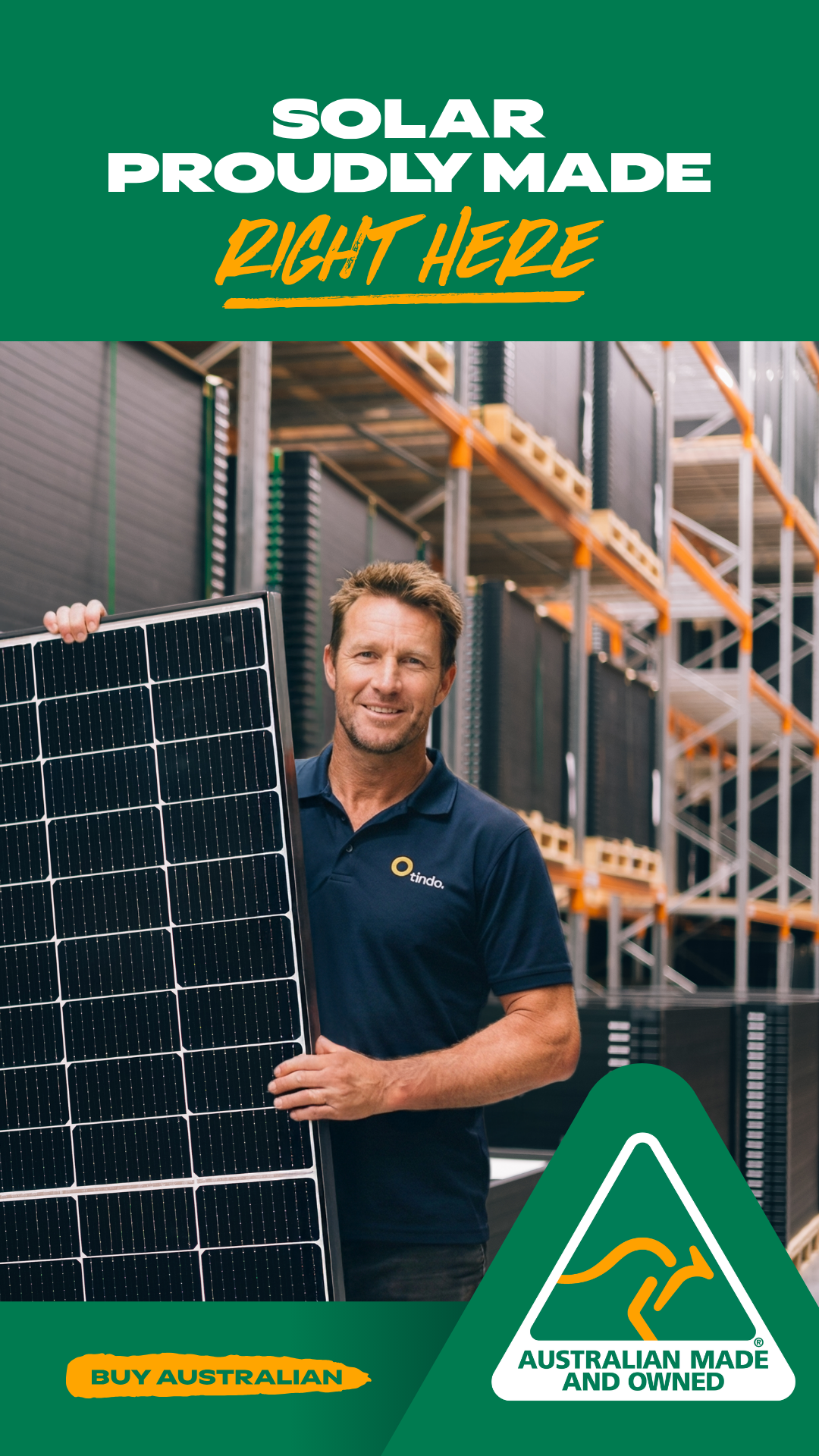 Tindo Solar Facebook ad