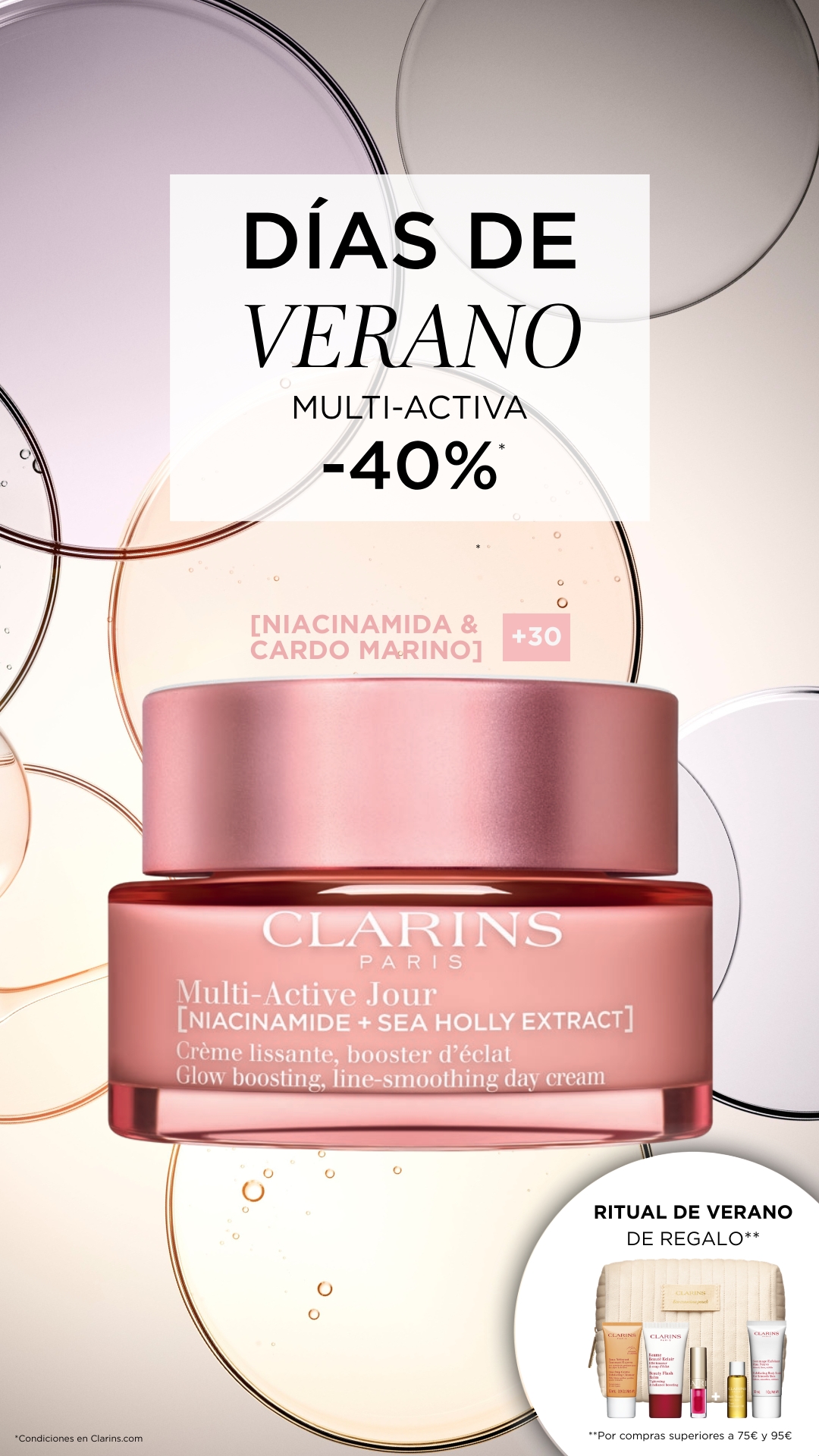 Clarins Facebook ad