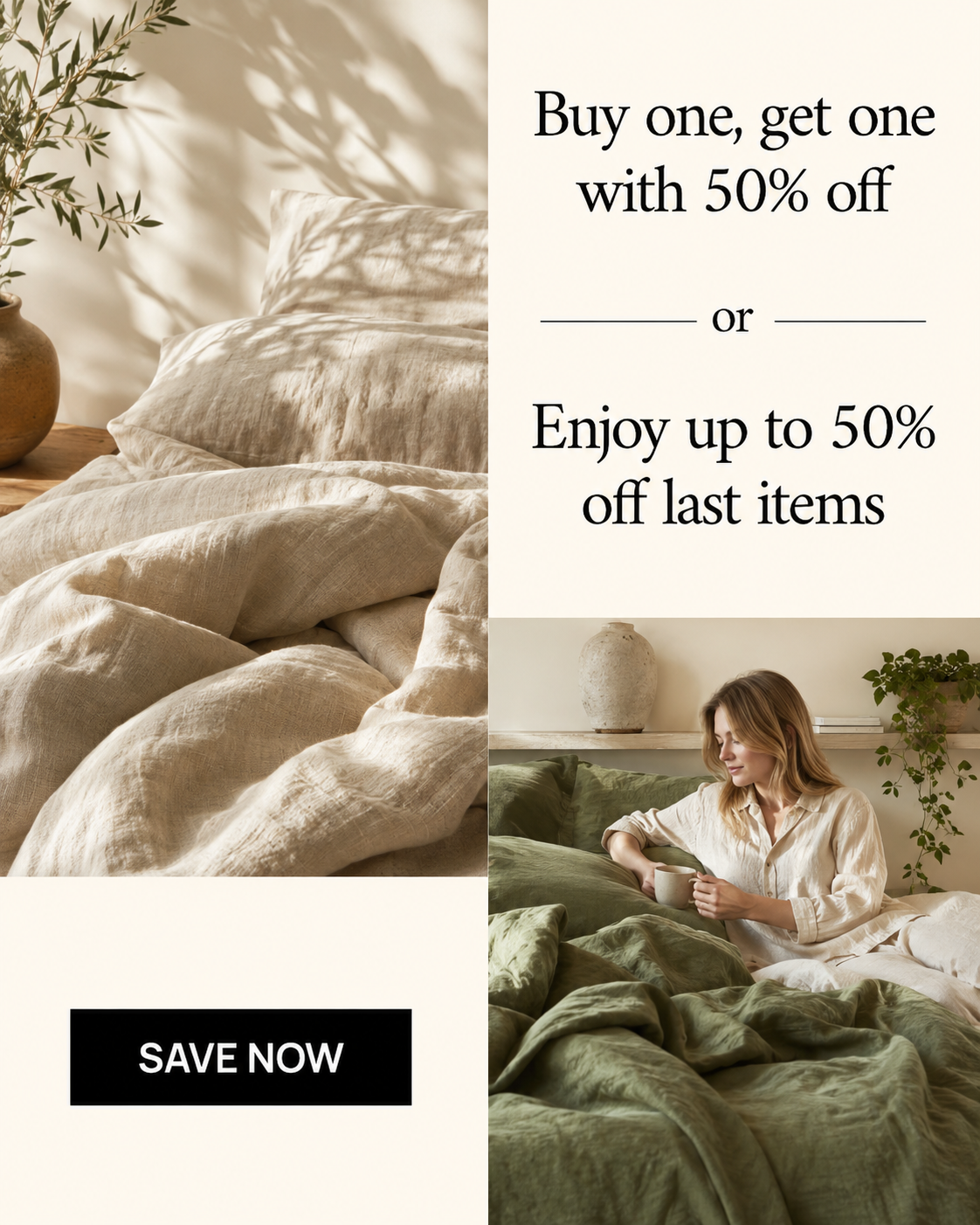 MagicLinen Facebook ad