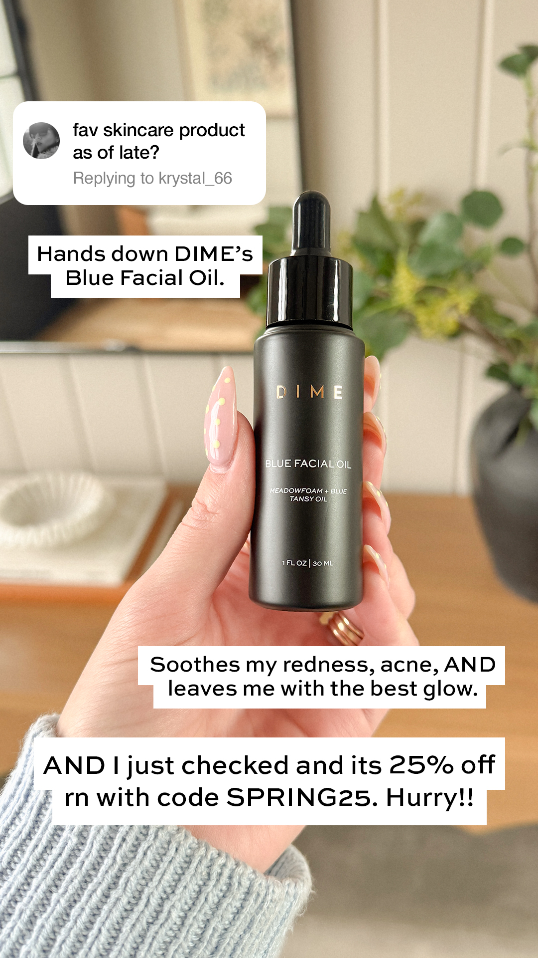 DIME Beauty Facebook ad