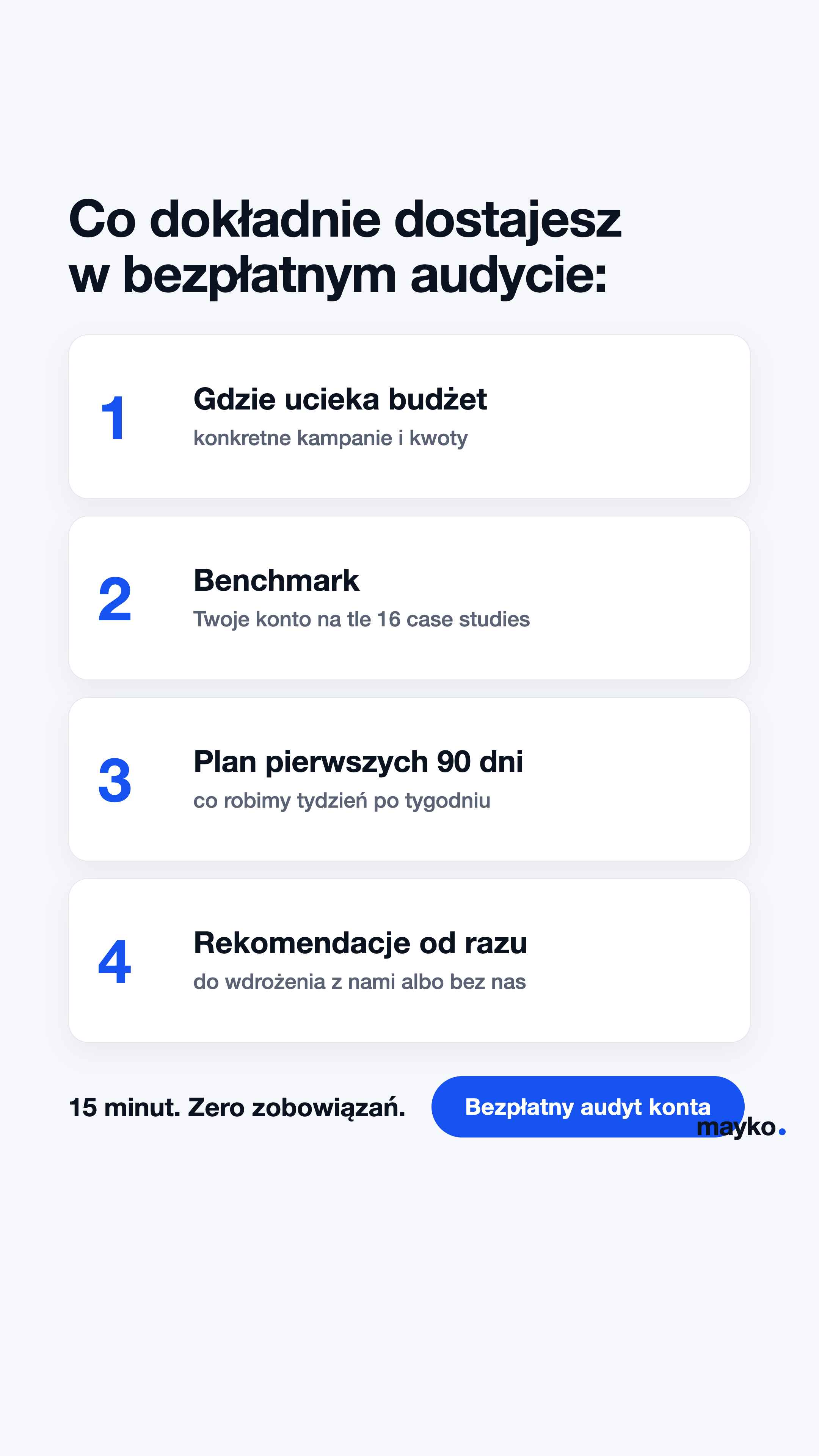 Agencja Mayko Facebook ad