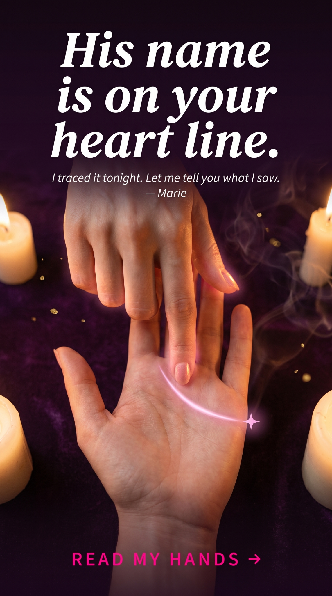Try Psychic Marie Facebook ad
