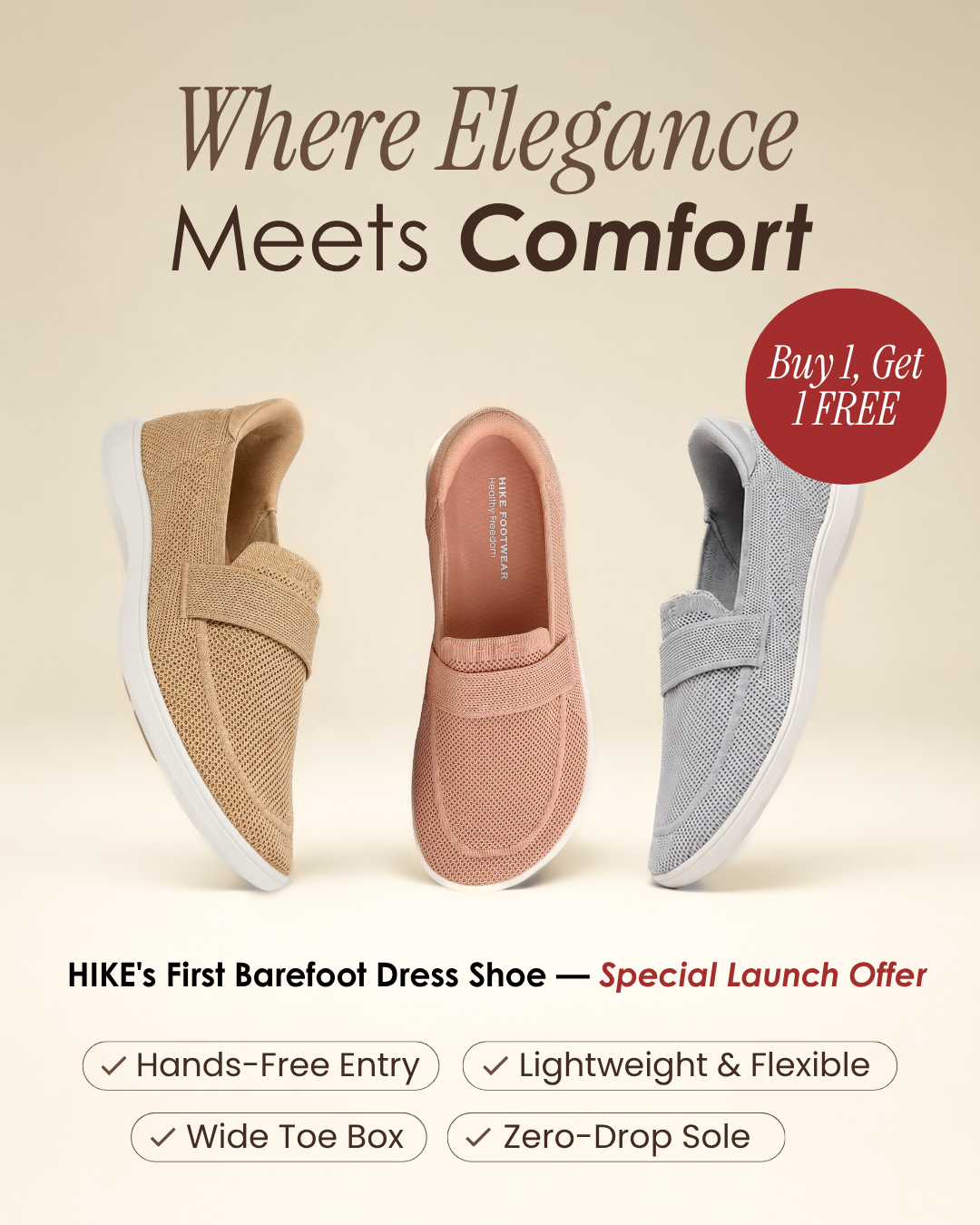 HIKE Footwear Facebook ad