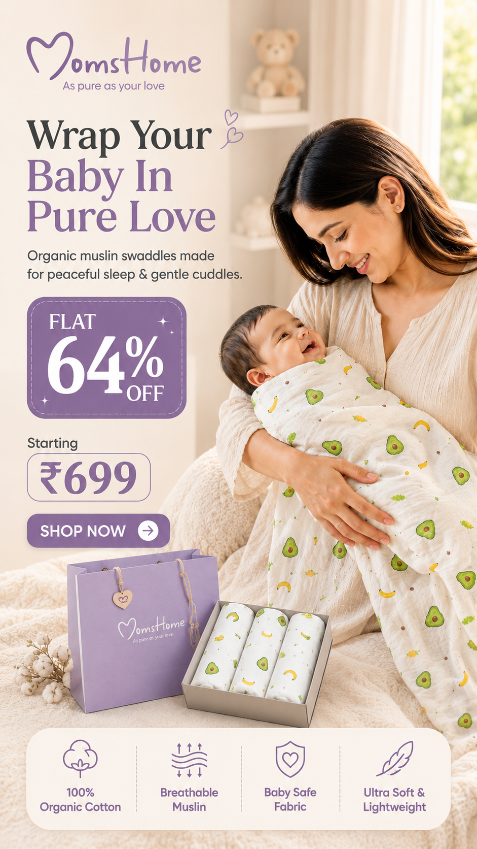 MomshomeOrganic Facebook ad