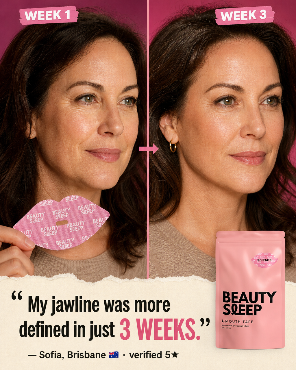 Beauty Sleep Facebook ad