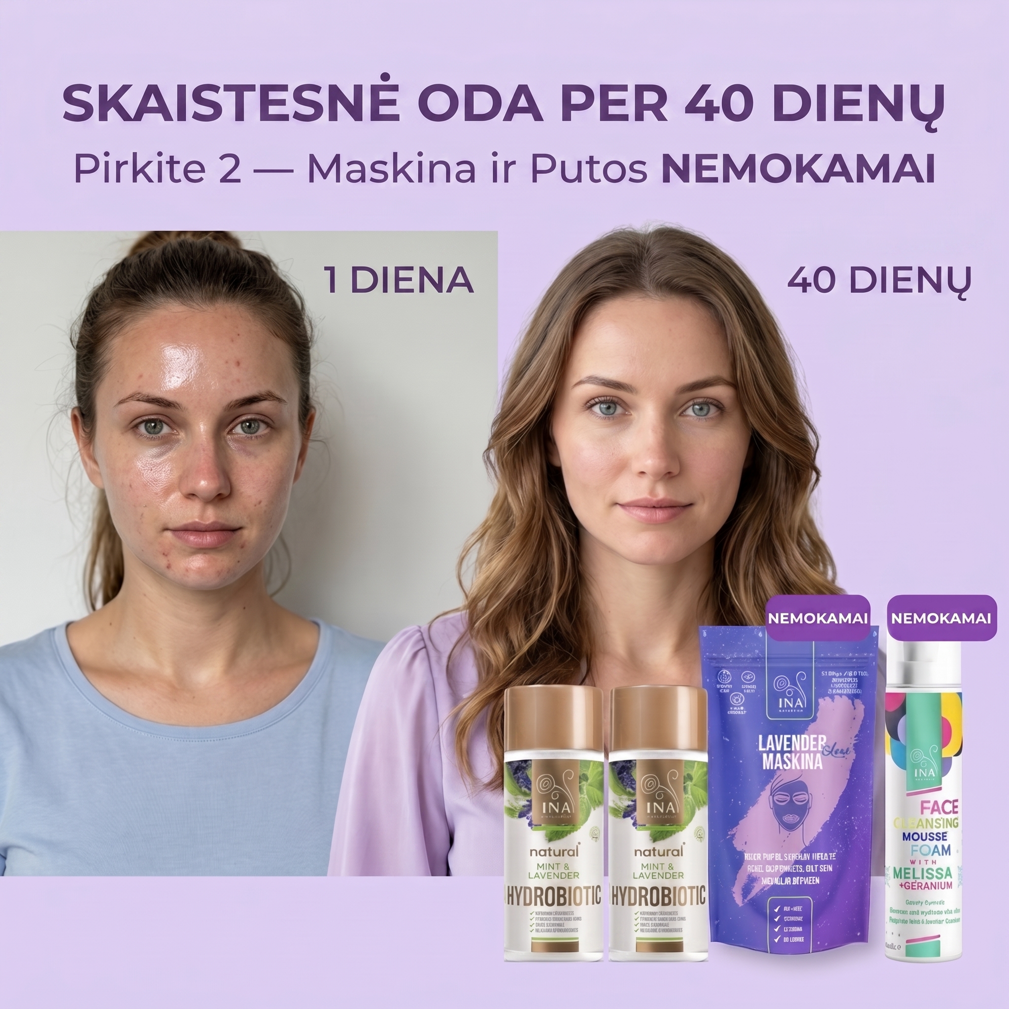 Šeimos Organinė Kosmetika - InaEssentials.lt Facebook ad