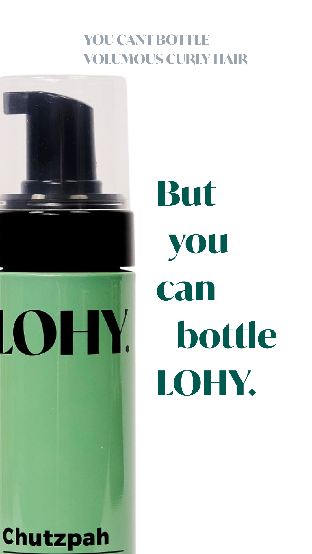LOHY. Curls Facebook ad
