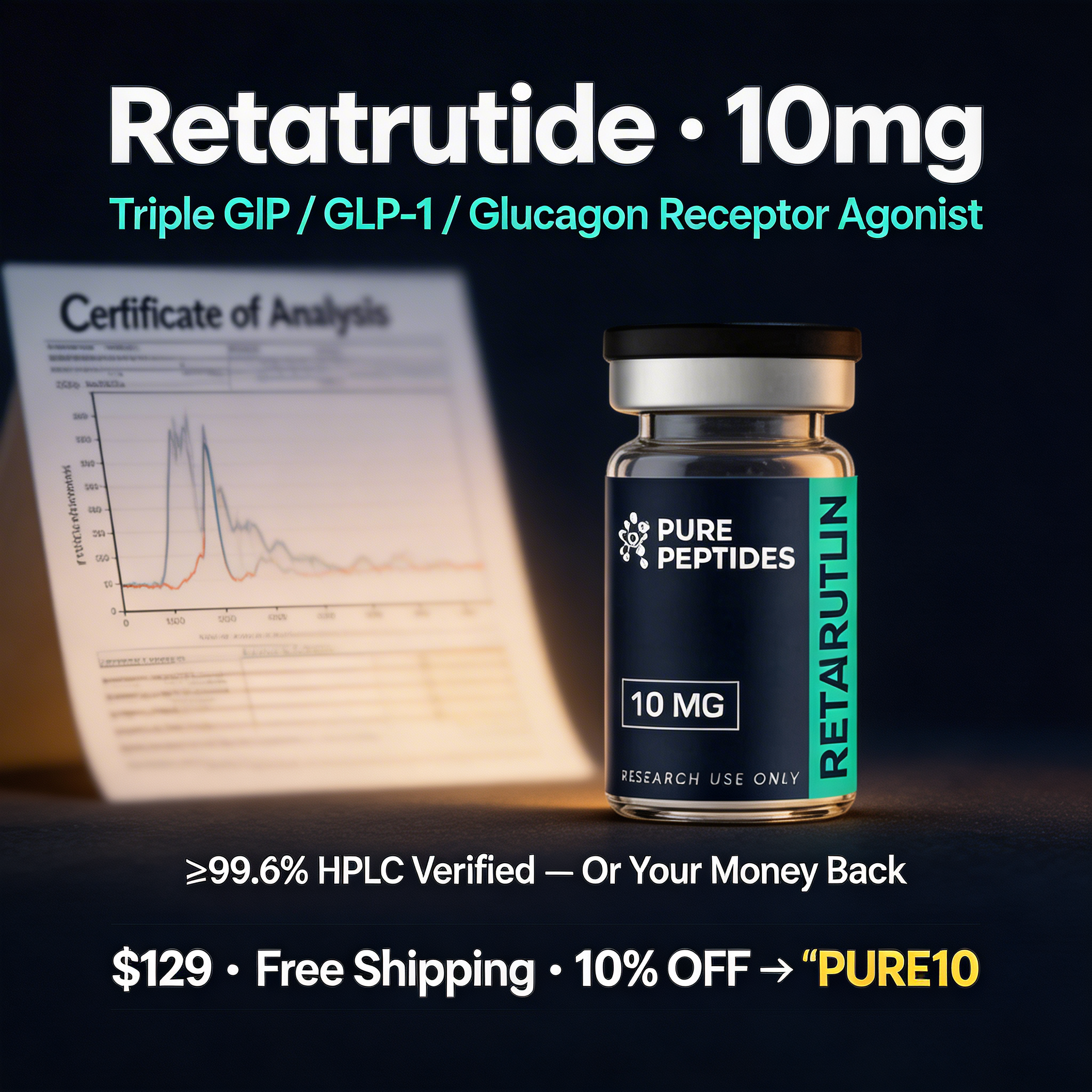 Calivo Labs Facebook ad: Free Shipping + 10% OFF → Code PURE10