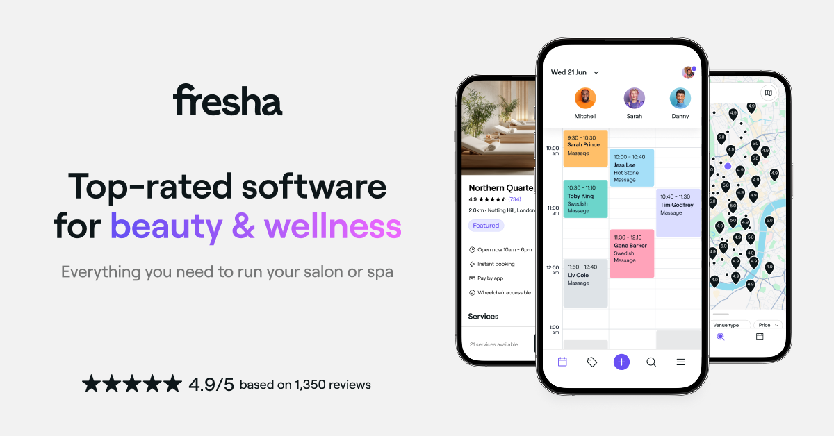 Fresha Facebook ad