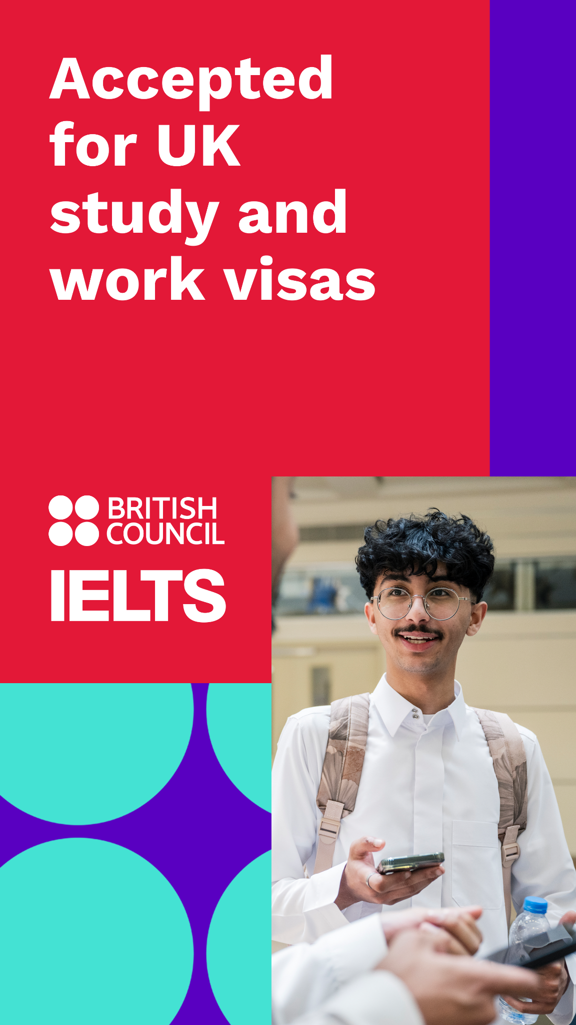 Take IELTS Official Facebook ad