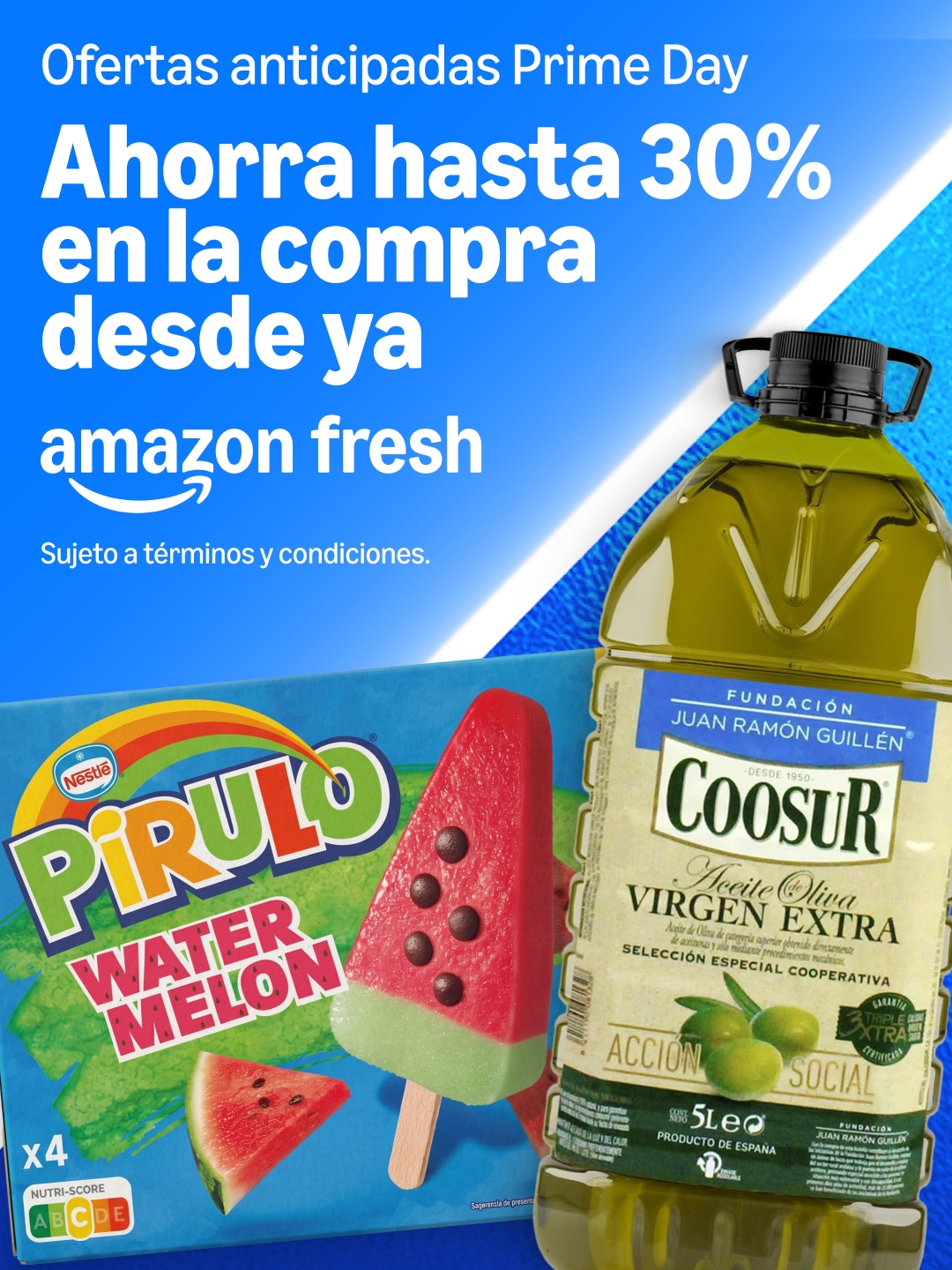 Amazon Fresh ES Facebook ad