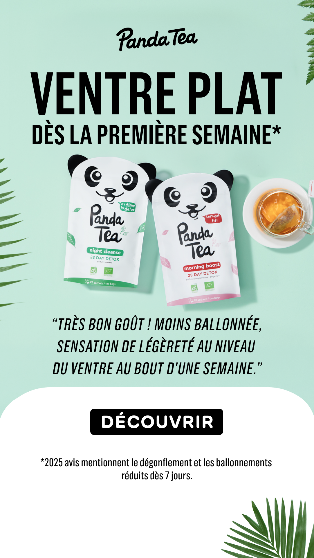 Panda Tea Facebook ad