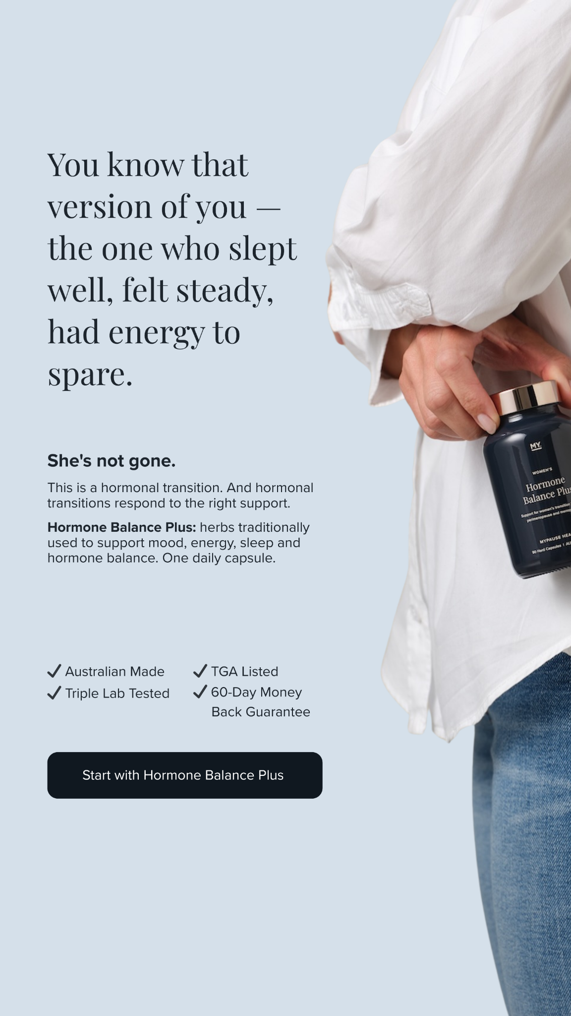 MyPause Health Facebook ad