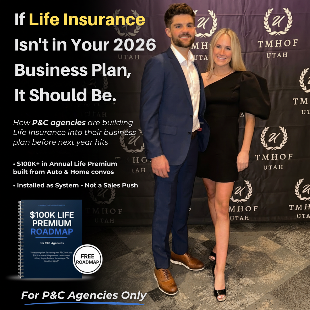 TMP Insurance Sales & Agency Training Facebook ad: Get the Free Roadmap
